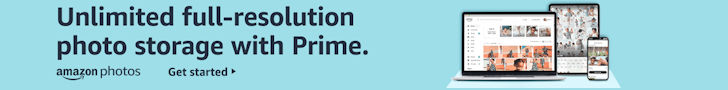 Unlimited full resolution photo storage with Prime!